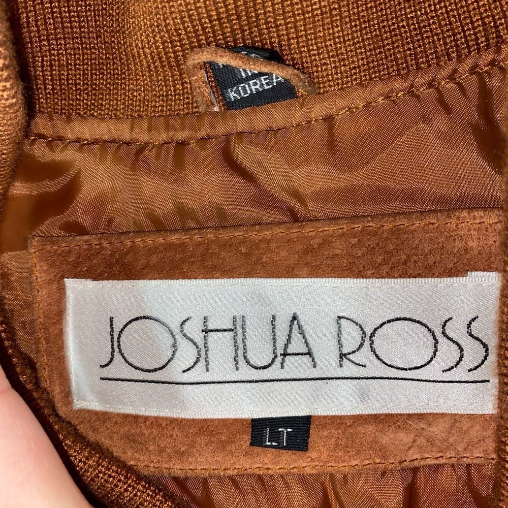 Seude Leather Bomber Jacket - Picture 9 of 13